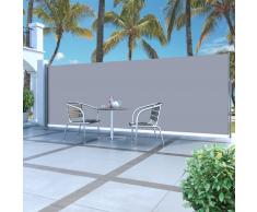 vidaXL Toldo lateral retráctil 180x500 cm gris