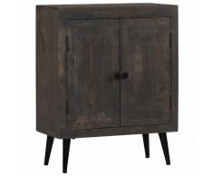 vidaXL Aparador de madera de mango maciza 60x30x76 cm