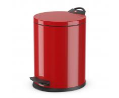Hailo Cubo de basura con pedal T2 tamaño M 11 L rojo 0513-839