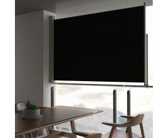 vidaXL Toldo lateral retráctil para patio 160x300 cm negro