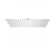 vidaXL Cabezal de ducha efecto lluvia acero inoxidable 30x50 cm