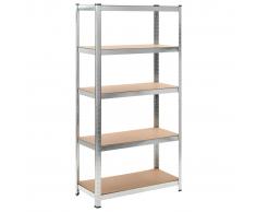 vidaXL Estantería de almacenamiento resistente