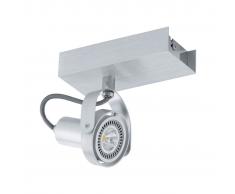 EGLO Lámpara de techo LED con un foco aluminio, Novorio 94642
