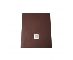 Natural Plato de ducha Color Chocolate Ral 8017 90x130