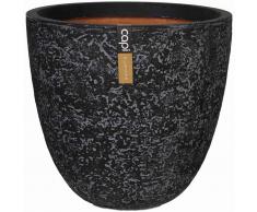 Capi Maceta redonda Nature Rock 43x41 cm gris antracita PKRCZ212