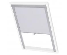 vidaXL Persiana opaca enrollable blanca C04