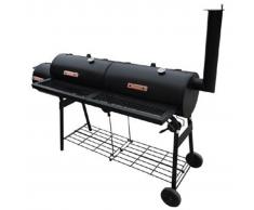 vidaXL Horno Barbacoa para ahumar en exterior, XL Nevada