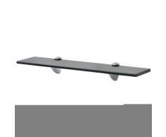 vidaXL Estante flotante de cristal 50x10 cm 8 mm