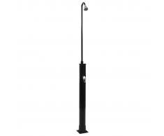 vidaXL Ducha solar negra 214 cm 9 L