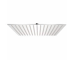 vidaXL Cabezal de ducha cuadrado efecto lluvia acero inoxidable 40x40