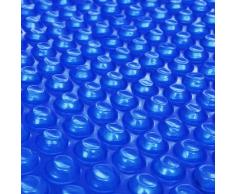 vidaXL Película Redonda Azul Flotante De Polietileno 455cm De Piscina