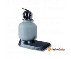 Ubbink Filtro de arena de sílice para piscina 400 mm
