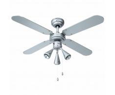 Bestron Ventilador de techo gris plateado 102 cm 50 W DLHB42S