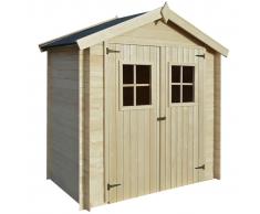vidaXL Caseta de exterior para el jardín 2x1m de madera 19mm