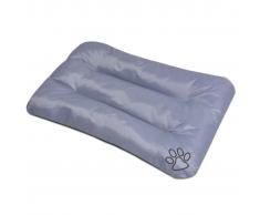vidaXL Colchón para perro tamaño L gris