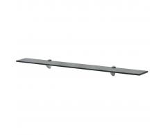 vidaXL Estante flotante de cristal 90x10 cm 8 mm