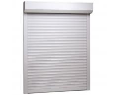 vidaXL Persiana enrollable aluminio blanca 140x150 cm