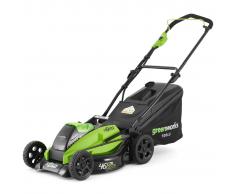Greenworks Cortacésped con batería de 40 V 4 Ah GD40LM45 2500407UB