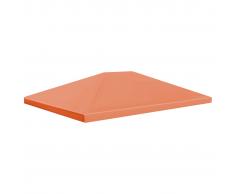 vidaXL Toldo de cenador 310 g/m² 4x3 m naranja