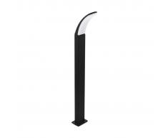 EGLO Lámpara LED de suelo para jardín Fiumicino negro 11W 90 cm