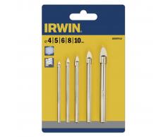 Irwin Set de brocas azulejos vidrio 4/5/6/8/10 mm 5 piezas 10507912
