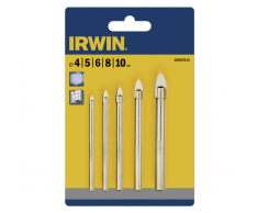 Irwin Set de brocas azulejos vidrio 4/5/6/8/10 mm 5 piezas 10507912
