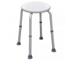 Parcura Asiento ajustable de baño blanco 120 kg 52 cm 84801
