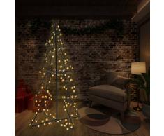 vidaXL Cono árbol de Navidad de 240 LED interior y exterior 115x150 cm