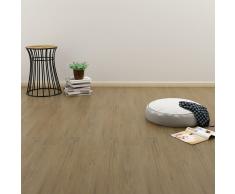vidaXL Tarima flotante de click 3,51 m² 4 mm PVC marrón natural