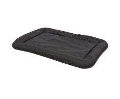 vidaXL Colchón para perro tamaño M negro