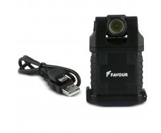 FAVOUR Linterna de trabajo EDCLIP negra T0917
