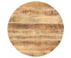 vidaXL Superficie de mesa redonda madera maciza de mango 15-16 mm 40cm