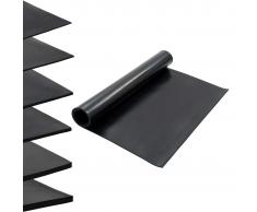 vidaXL Alfombrilla de goma antideslizante 1,2x2 m 12 mm lisa