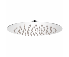 vidaXL Cabezal de ducha redondo efecto lluvia acero inoxidable 20 cm