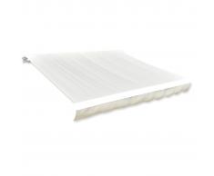 vidaXL Parte Superior Del Toldo De Lona Crema 6x3M Marco No Incluido