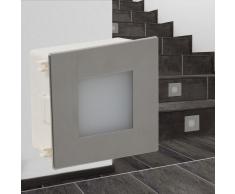 vidaXL 2x Luces LED empotrables para escaleras 85x48x85 m