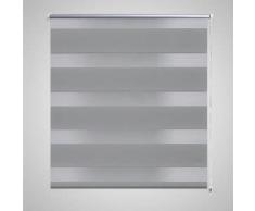 vidaXL Persiana Cebra 50 x 100 cm Gris
