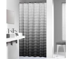 Sealskin cortina de ducha 180 cm modelo Speckles 233601319 (Negra)