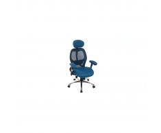 miliboo Silla de oficina ergonómica azul Ultimate v2