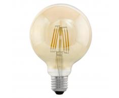EGLO Bombilla LED de estilo vintage E27 G95 11522, Color ámbar