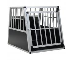 vidaXL Jaula de perro con puerta única 65x91x69,5 cm
