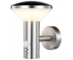 Luxform Lámpara de pared para jardín con sensor PIR Trier LUX1701S
