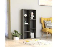 vidaXL Estantería de aglomerado gris 50x25x106 cm