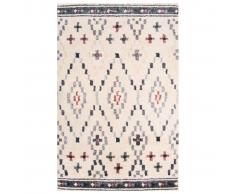 vidaXL Alfombra estampada poliéster multicolor 120x170 cm