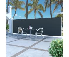 vidaXL Toldo lateral retráctil 160x500 cm negro