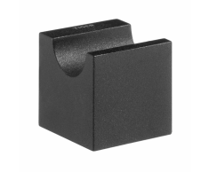 Tiger Gancho toallero negro modelo Nomad 249630746, 4 x 4,4 cm