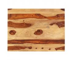 vidaXL Superficie de mesa madera maciza de sheesham 25-27 mm 60x90 cm