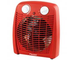 Bestron Calefactor de ventilador 2000 W rojo AFH211R