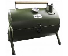 Gusta Barbacoa y ahumador de carbón 2-en-1 verde 03251040