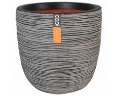 Capi Macetero Nature Rib 35x34 cm gris antracita PKOFZ932